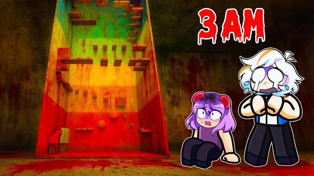 JUGUE LA TORRE TROLL MAS TERRORIFICA DE ROBLOX A LAS 3 AM COMPLETO