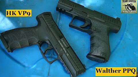 HK VP9 vs Walther PPQ 9mm pistol