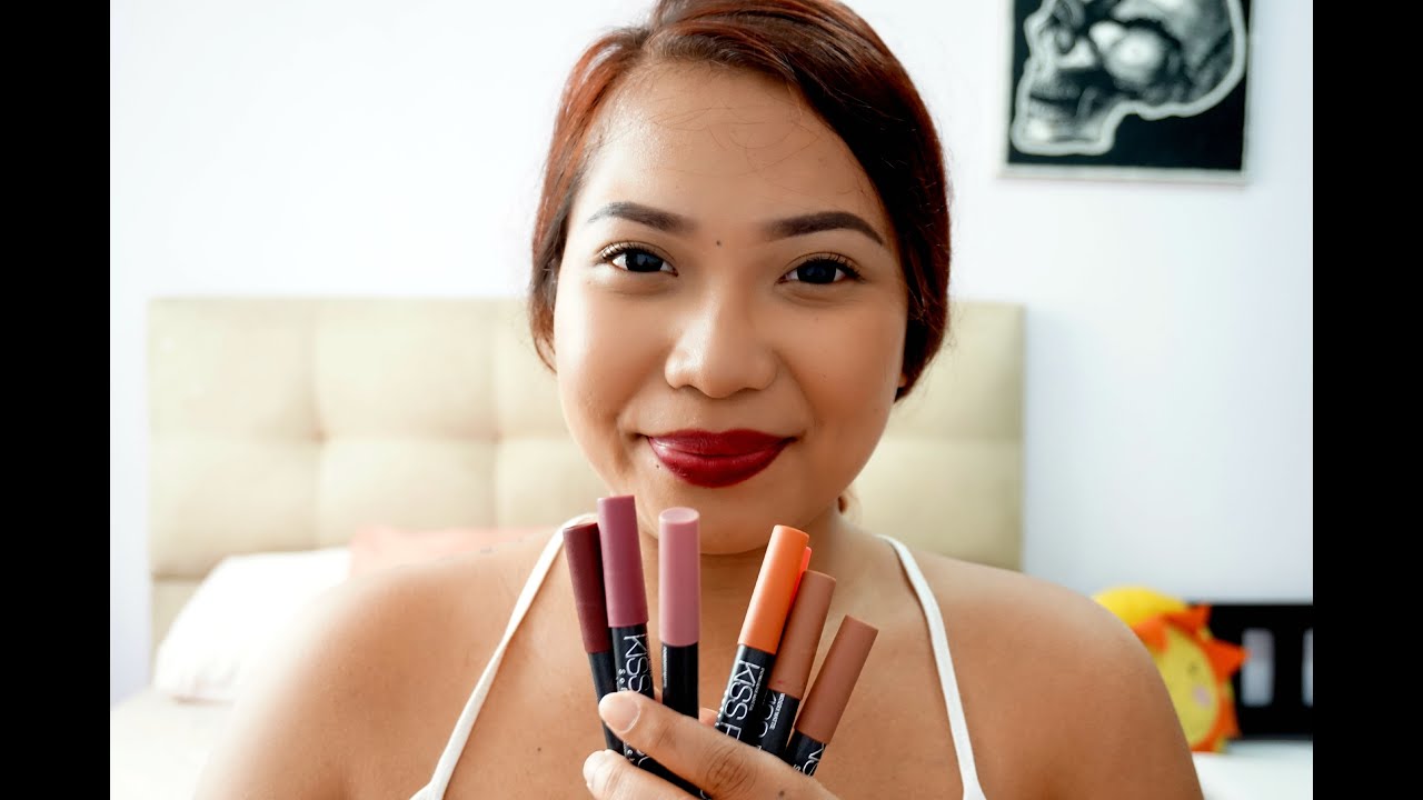 MENOW KISSPROOF LIPSTICKS | Swatches PART 2