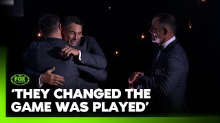 Cooper Cronk,  Billy Slater and Cameron Smith join the NRL Hall of Fame together I Fox League