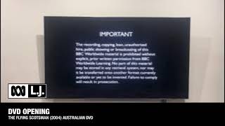 Opening To Legends Of Steam The Flying Scotsman 2004 Australian Dvd