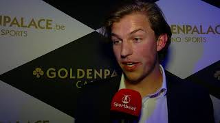 Seppe Kil KSV Temse op uitreiking Golden Palace Ball 2019