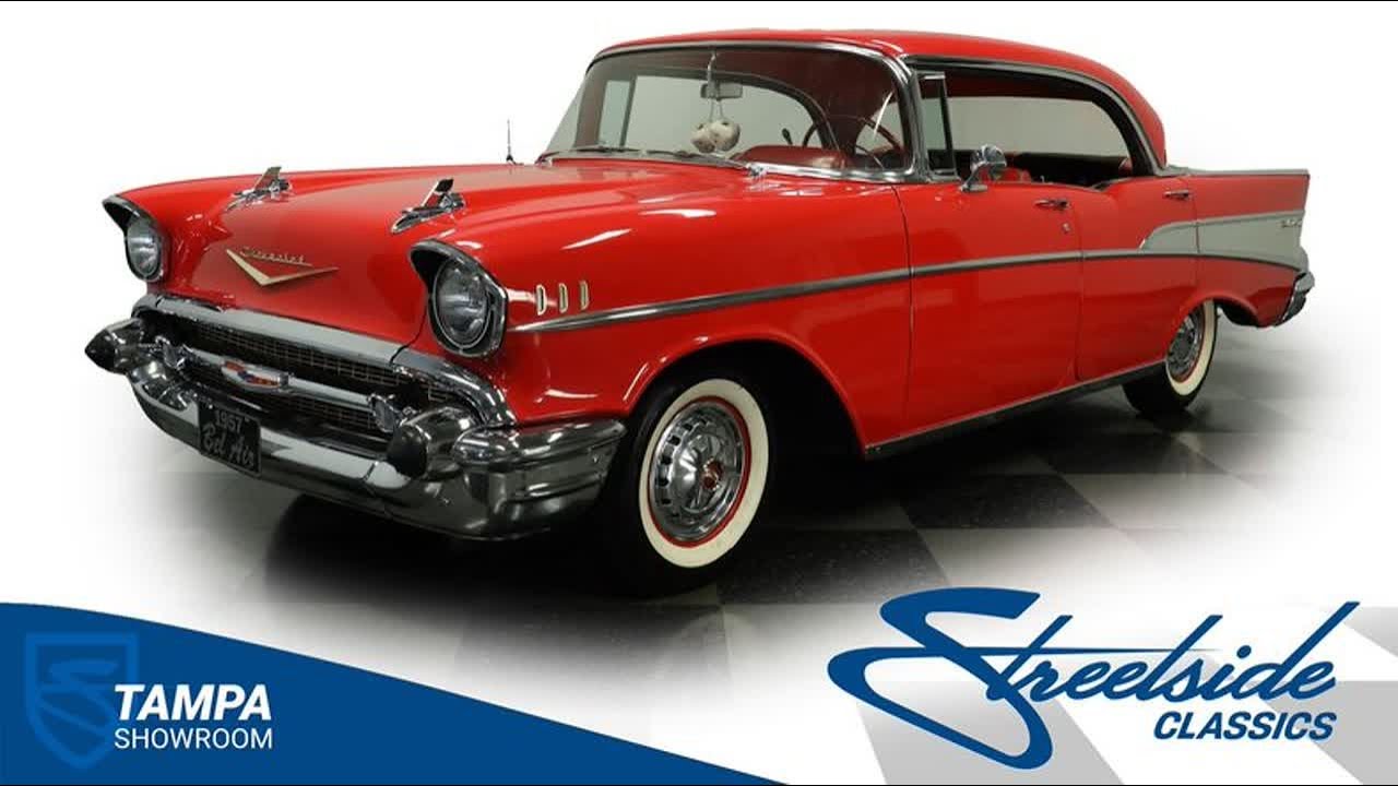 1957 GENIUS BELAIR 4 5 Chevrolet Bel Air 4 Door Hardtop 5635-TPA 