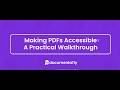 PDF Remediation How to Do It Step by Step | Make PDF Accessible (2026) | DocumentA11Y