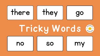 Sight Words | Tricky Words | Set #4 | Reading with Phonics | Phonics for Kids