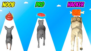 Animal Run 3D! - NOOB vs PRO vs HACKER