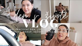 VLOG | MŮJ PRACOVNÍ DEN: práce, jídlo, fitness rutina, nákup, povídání & večerní rutina