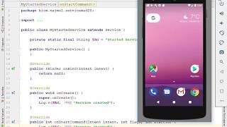 started service android bangla tutorial