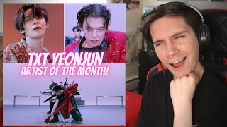 Dancer Reacts To Txt Yeonjun Artist Of The Month Watermelon Sugar X Blow Dance Performance