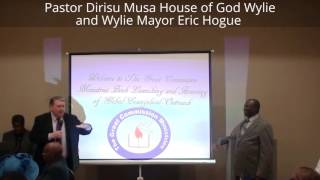 Wylie Mayor Eric Hogue introduces "Choosing a Life Partner"