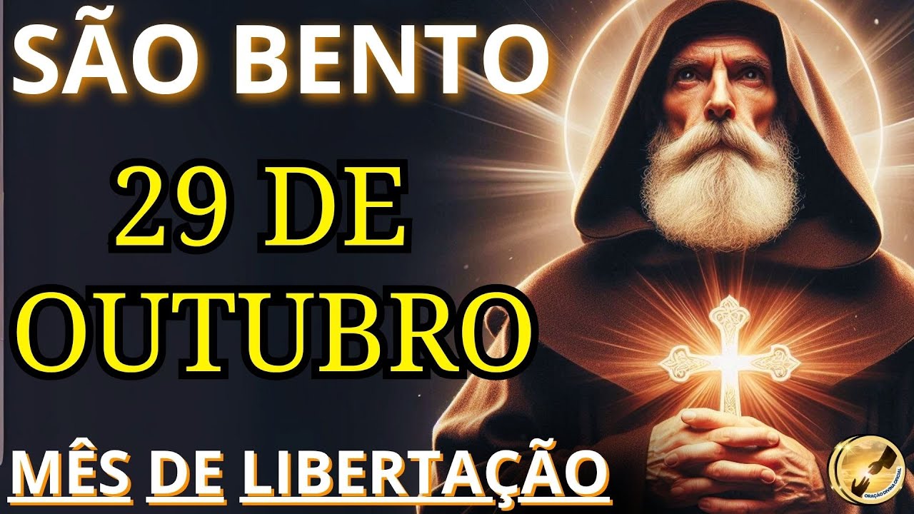 São Bento🙌 Afaste de Mim Todo Inimigo com sua Inveja e Perseguição🙏Reze Agora com São Bento!