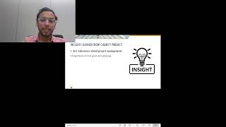 Reflection video discussing the role of the Project Manager