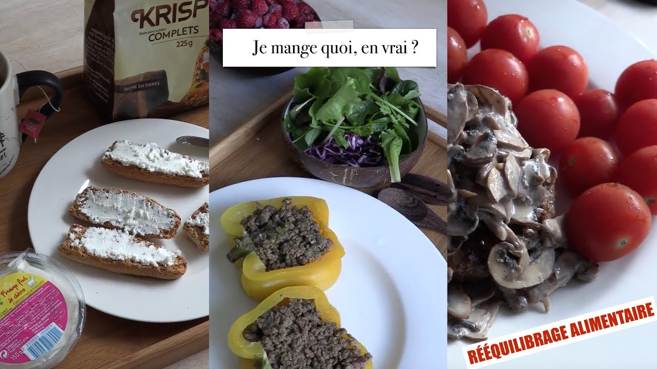 Une VRAIE journée dans mon assiette - 1 MOIS SANS FÉCULENTS - YouTube