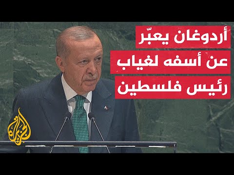الرئيس التركي: أعرب عن أسفي لغياب رئيس دولة فلسطين عن هذا الاجتماع