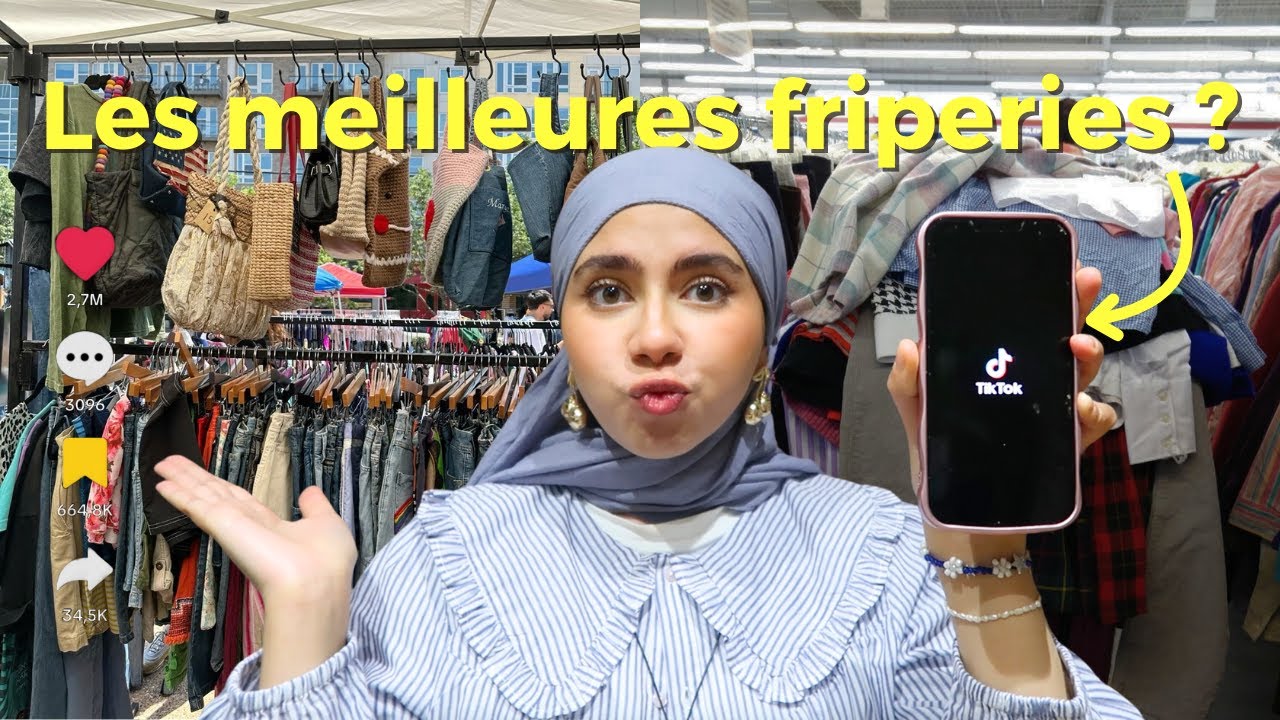 JE TESTE LES MEILLEURES FRIPERIES DE PARIS SELON TIKTOK 🛍 | Léa Myriam