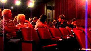 The audience at the Naro Expanded Cinema before showing of 'The Mighty Uke.'