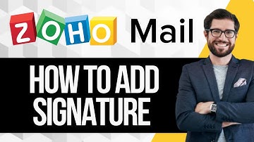 How to Add a Signature in Zoho Mail