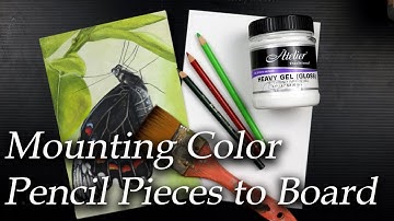 Protecting my color pencil art. Why I mount my paper to board and how I do it