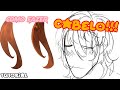 TUTORIAL DE COMO DESENHAR CABELO + PINTAR 🔥🔥