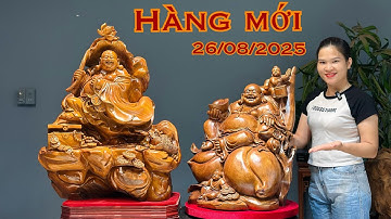 Báo giá 2 tác phẩm di lặc gỗ Ngọc am mới nhất ( ngày 26/08/2025) |Đồ gỗ Phạm Kính 0338.528.529 