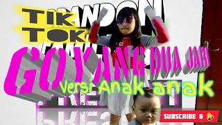 Lucu Goyang dua Jari Versi Anak - anak (Tik Tok Viral)