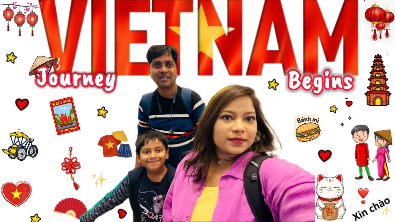 PHU QUOC,VIETNAM - Here we come!! Mumbai to Vietnam Family trip| #Day1 | Hanoi Layover #vietnamvlog 