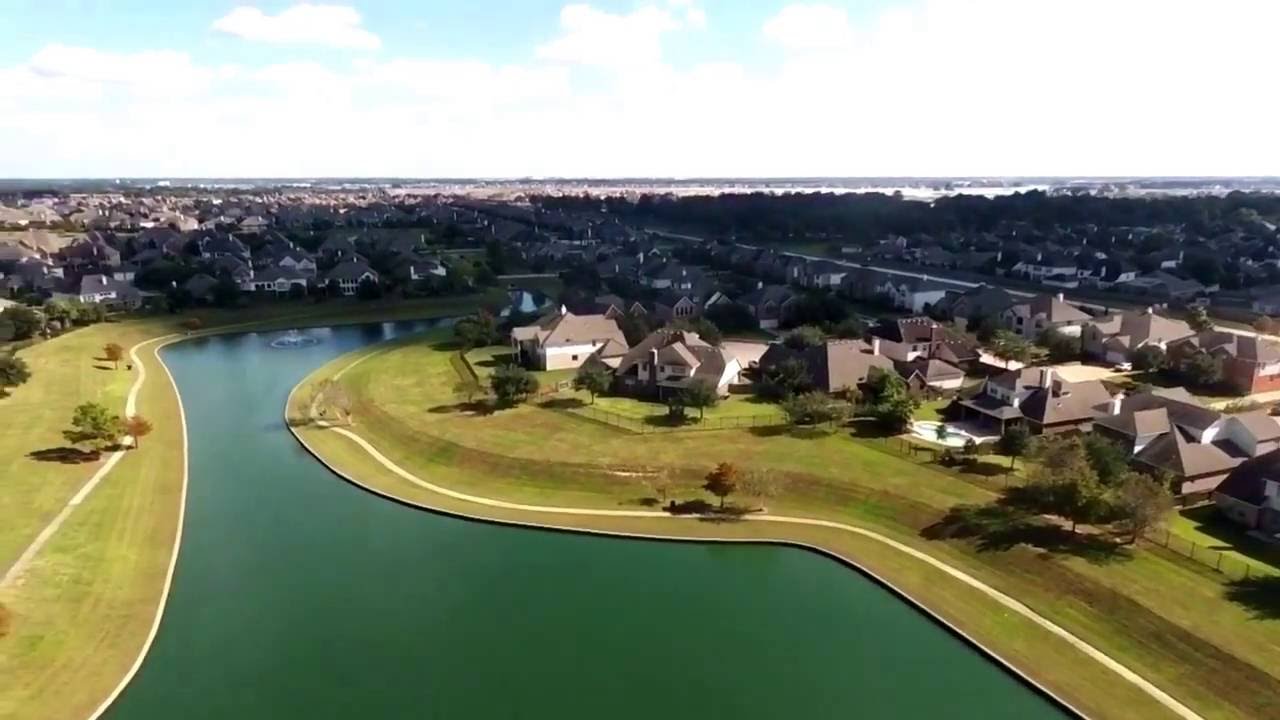 Fall in Cypress, Tx viewed by a Drone YouTube
