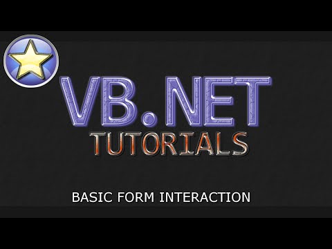 VB.NET Tutorial For Beginners - Multiple Forms & Form Interaction (Visual Basic .NET)