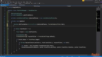 Hands-On Augmented Reality : ARCore Anchors and Setting Up the Play Space | packtpub.com