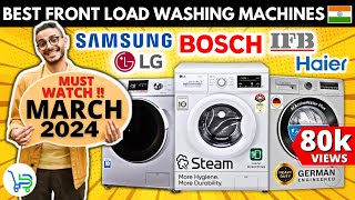 5 Best Front load washing machine 2024  | Best washing machine 2024 in India | Best washing machine