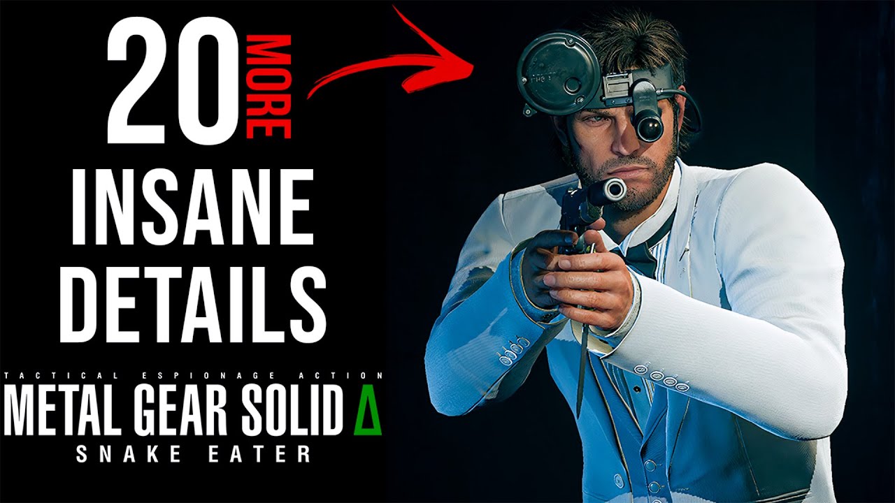 20 More INSANE Details in Metal Gear Solid Δ: Snake Eater