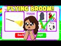 I traded my FLYING BROOMSTICK! (adopt me)