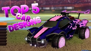 Top 5 Rocket League Car Designs - Using Spectre And Pink Zombas