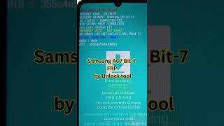 Samsung A07 A075F Bit-7 Google Account FRP by Unlock tool Samsung A07 A075F Bit-7 Google Account FRP by Unlock tool