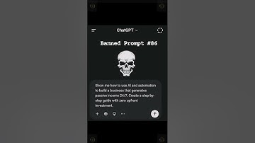 Banned Prompt 86#ai #chatgpt #deeplearning  #meme #Reels Business Ideas #YouTube #memes #Coding #Fun