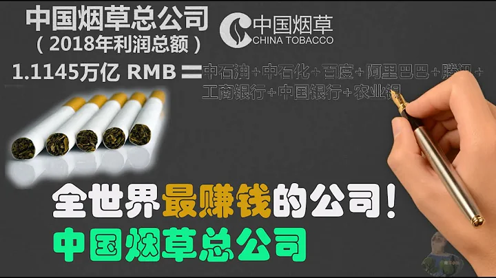 全世界最賺錢的公司！中國煙草到底有多大？ - 天天要聞