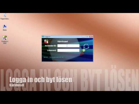 Kärnhuset- logga in och byt lösenord Kärnhuset- logga in och byt lösenord