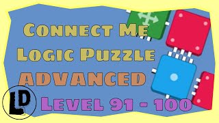 Connect Me - Logic Puzzle Advanced Level 91 - 100 Solution
