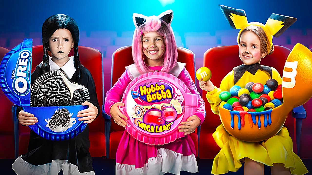 Jak propašovat bonbóny od Wednesday Addamsové do kina! Pokémoni v reálném životě!