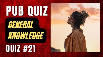 Virtual Pub Quiz – General Knowledge Quiz 2023