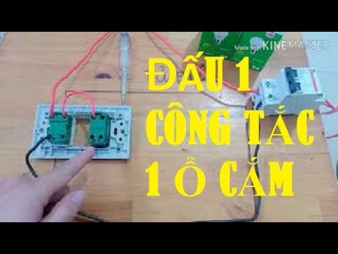 Video Cách lắp đặt 1 công tắc 1 ổ cắm điện Panasonic | Đại... - youtube
