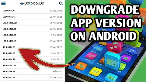 How To Downgrade Any App On Android ❗2022 | Downgrade app Version on Apple or android