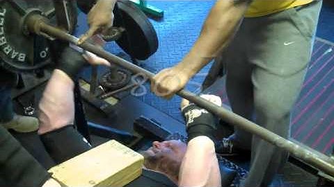 Joey Smith - Week 10 Day 1 Bench-Press Max Day - Cube Training @ NeboBarbell 01/22/13