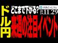 ドル円、150円割れ!どこまで下がる?|来週の注目イベントをチェック(今日から来週のFX予想)2024/11/29 #外為ドキッ