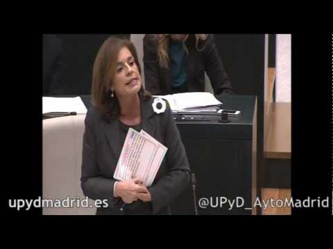 David Ortega (UPyD) hace perder los papeles a Ana Botella