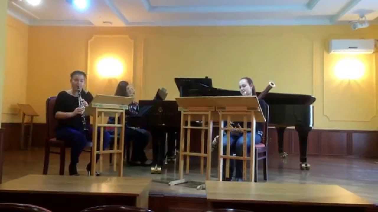 M.Glinka. "Pathetic Trio" for Bassoon and Piano YouTube