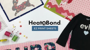 HeatnBond 101 - Learn How To Use HeatnBond EZ Print Sheets