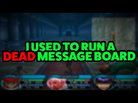 "I Used to Run a Dead Internet Message Board" - "I Used to Run a Dead Internet Message Board"