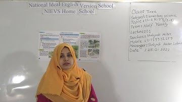 Class: Three, Subject: Elementary Science (Lecture- 01), Topic: Ch-1 R/D (Pg: 2-4)