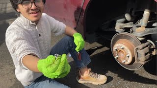 A Few Tricks On How To Remove Stripped Rotor Screws & Stuck Brake Disc | Honda Accord Civic Hyundai